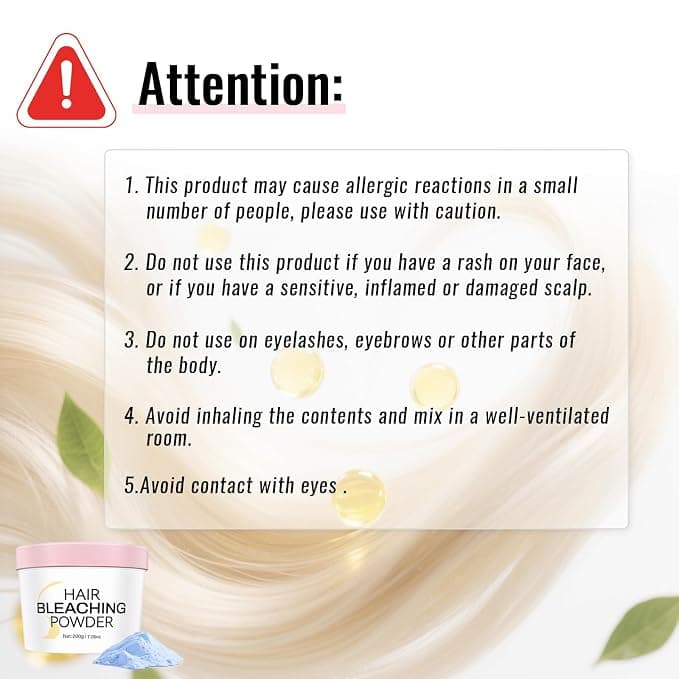 HILARY RHODA Professional Hair Bleaching Powder 200g – Fast Lift Hair Lightener for Salon & Home Use daily essentials &… — thumbnail 6 of 7