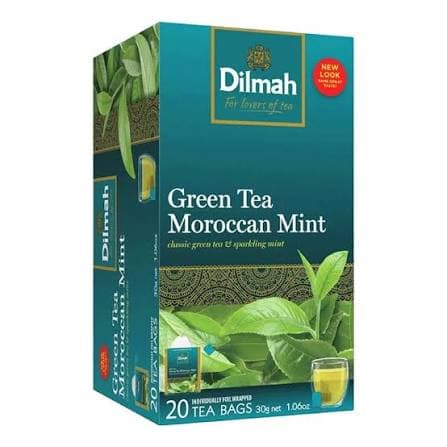 Dilmah Dilmah Green Tea with Moroccan Mint – 20 Tea Bags | Premium Herbal Green Tea daily essentials & lifestyle — thumbnail 7 of 7