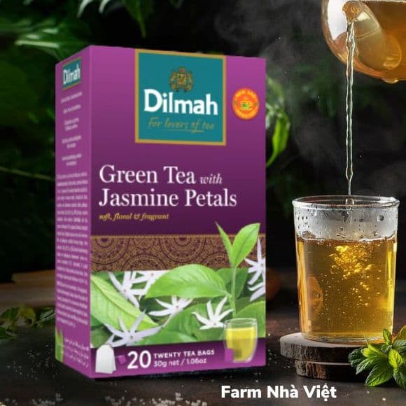 Dilmah Dilmah Jasmine Green Tea | Premium Ceylon Green Tea with Jasmine Aroma daily essentials & lifestyle — thumbnail 4 of 11