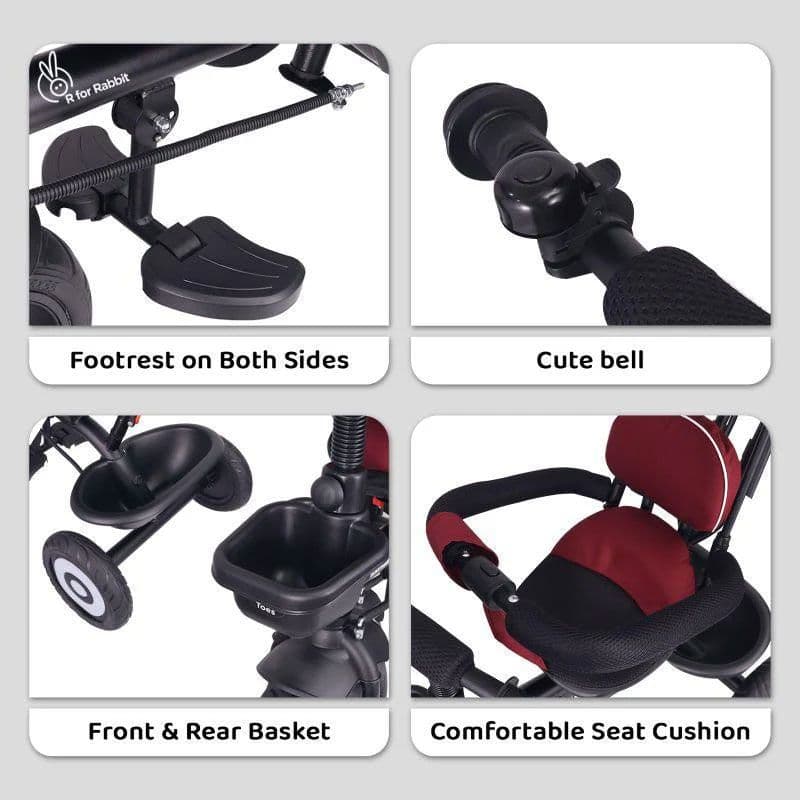 R For Rabbit R for Rabbit Tiny Toes T40 Plus Tricycle-TCTT40PMB2 (1.5-5 Years) daily essentials & lifestyle — thumbnail 4 of 5
