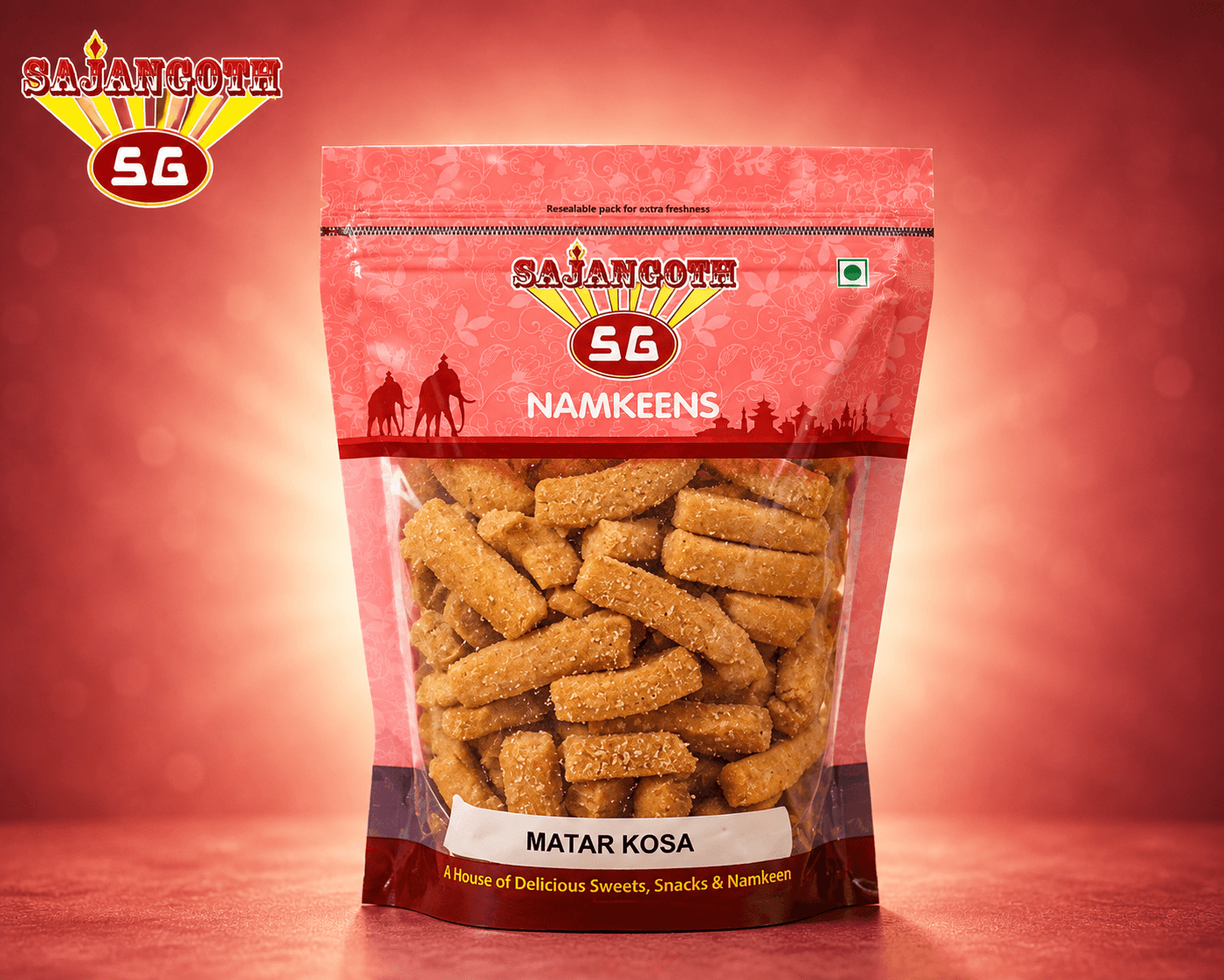 Sajan Goth Matar Kosa Namkeen 300gm