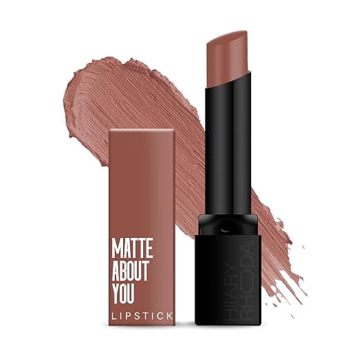 Hilary Rhoda Matte About You Lipstick | Long-Lasting Velvet Matte Lip Color