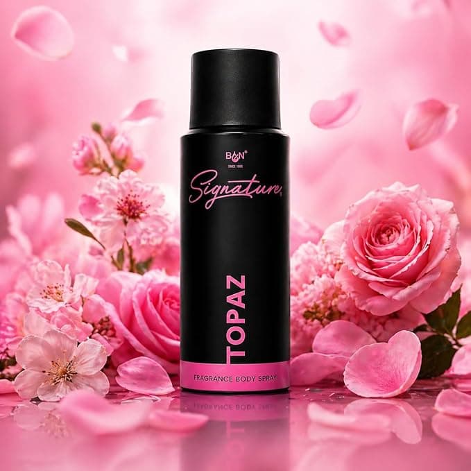 Signature SIGNATURE TOPAZ Deodorant Spray for Women 150ML | Long Lasting Floral Fruity Body Spray | Raspberry, Jasmine,… — thumbnail 6 of 8