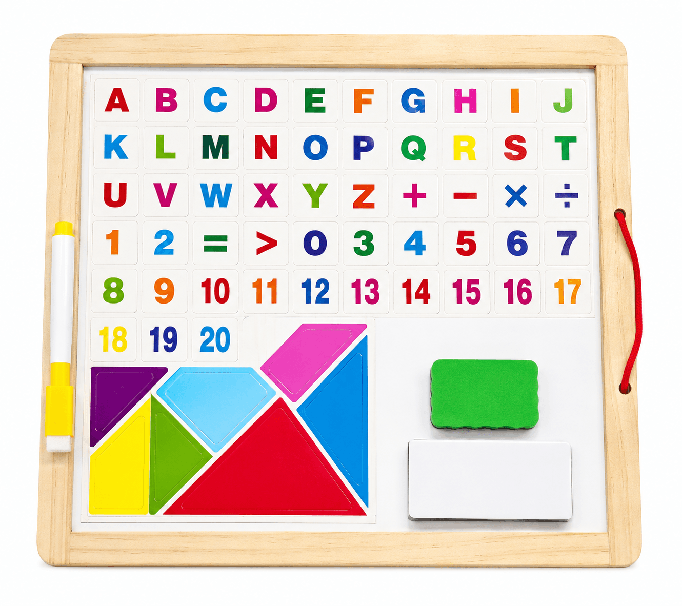 HappyHours 2 in 1 Small Writing Board Kids Drawing & Learning Board