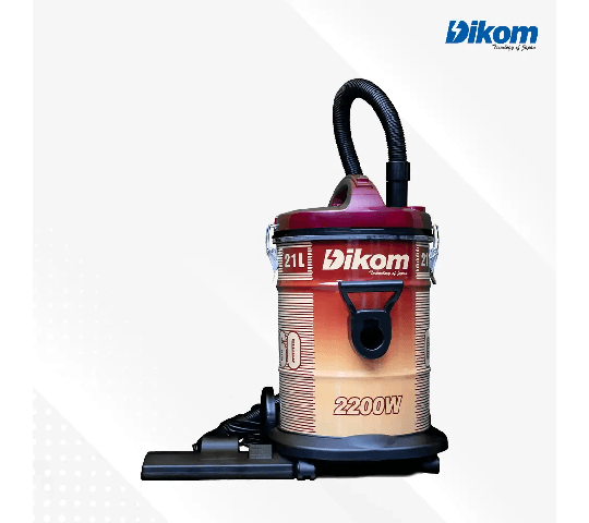 Dikom 2200W Drum Vacuum Cleaner CV-960-21L – Heavy Duty Wet & Dry Cleaner
