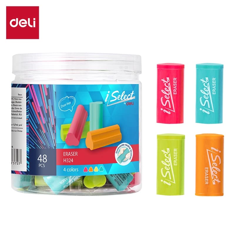 Deli Deli EH324 Premium Eraser for Clean & Smudge-Free Pencil Erasing per Pcs stationary, toys & sports — thumbnail 6 of 7