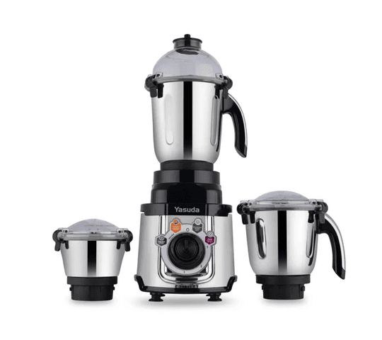 Yasuda - Yasuda Mixer Grinder YS-3700U POWER STEEL 3 Jar Mixer Grinder (750 Watt) - Big Digital