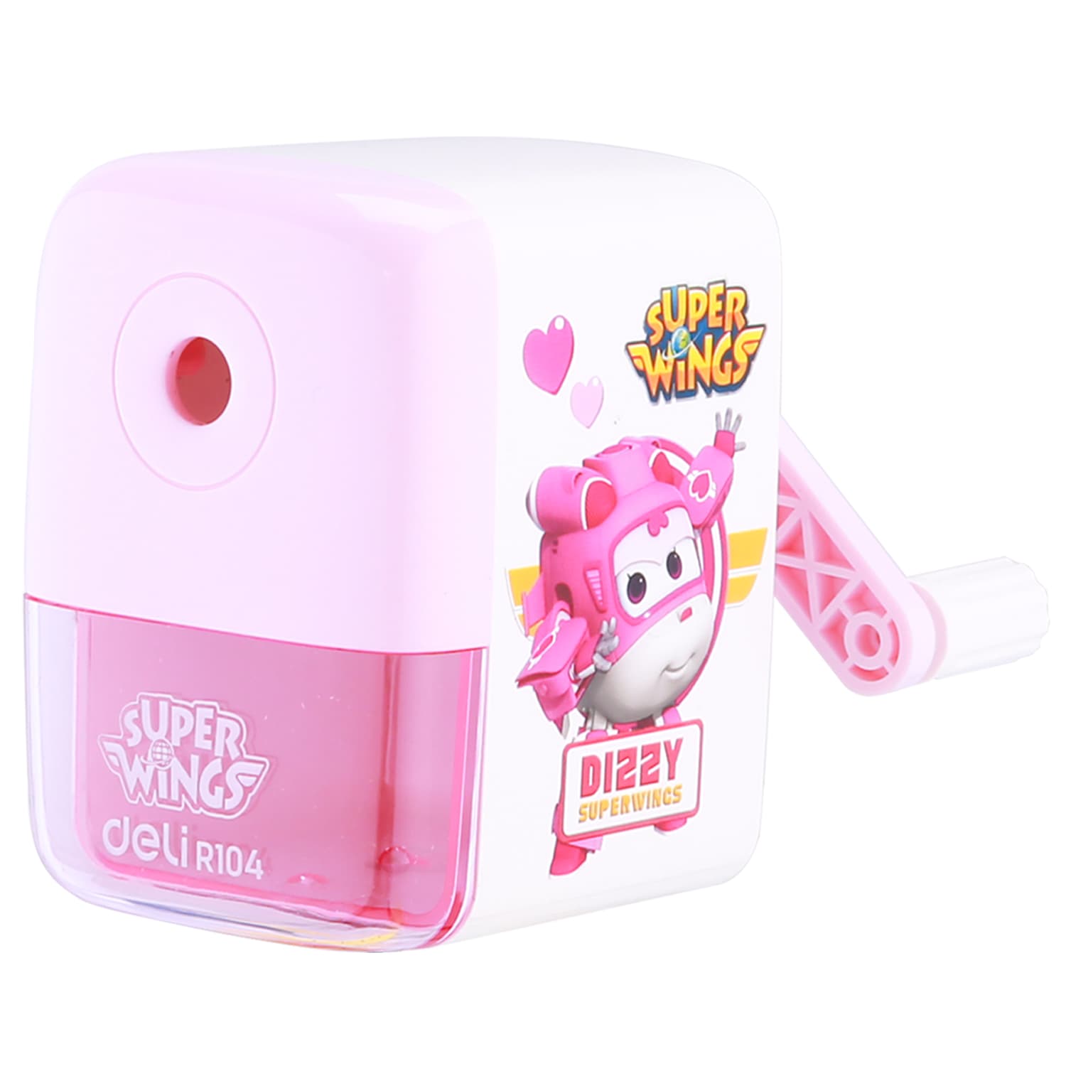 Deli Deli ER10409 Rotary Pencil Sharpener per pcs– Manual Hand Crank Sharpener for School & Office stationary, toys & sports — thumbnail 3 of 5