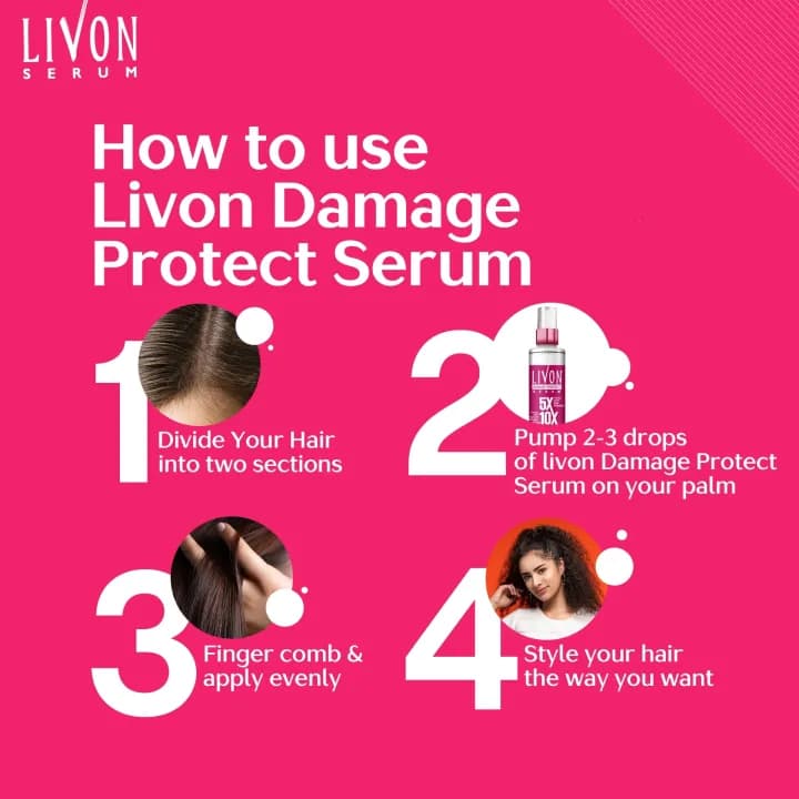 Livon Livon Hair Serum Damage Protect 45ml daily essentials & lifestyle — thumbnail 2 of 2