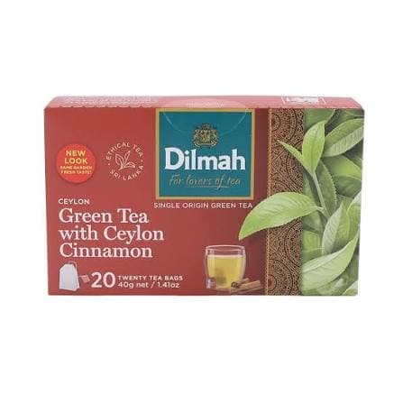 Dilmah Dilmah Green Tea with Cinnamon  Tea – 20 Tea Bags | Premium Ceylon Green Tea daily essentials & lifestyle — thumbnail 5 of 7