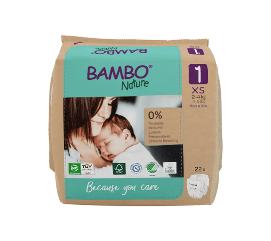 Bambo Nature Diapers size 1 (2-4kg/ 4-9 lbs) 22 pcs pharmacy, fitness & surgical — thumbnail 2 of 2