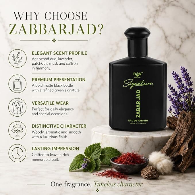 Signature SIGNATURE ZABAR JAD Eau De Parfum 100ml | Luxury Oud Perfume for Men & Women daily essentials & lifestyle — thumbnail 5 of 7