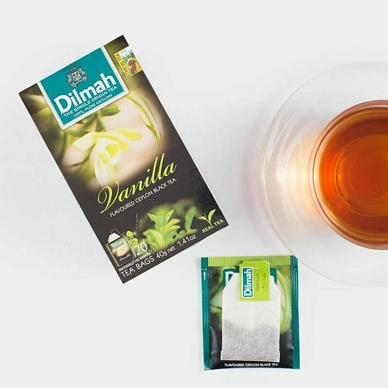 Dilmah Tea – Vanilla Flavoured – 20 Tea Bags | Premium Ceylon Black Tea daily essentials & lifestyle — thumbnail 3 of 8