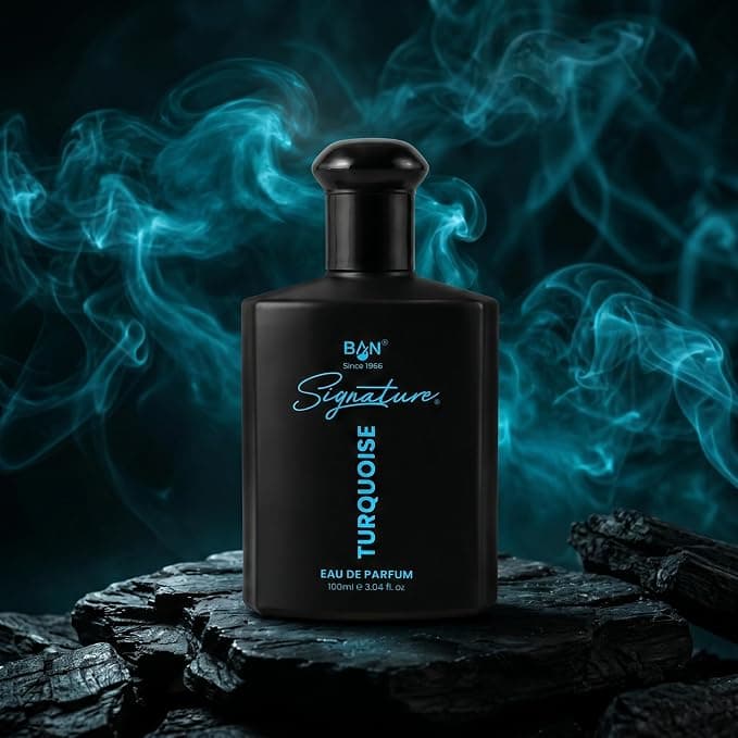 SIGNATURE TURQUOISE Eau De Parfum 100ml | Luxury Amber Spicy Perfume for Men daily essentials & lifestyle — thumbnail 4 of 8