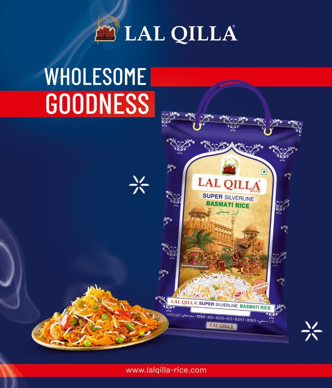 Lal Qilla Lal Qilla LQ Silver Line Basmati Rice 5 Kg – Premium Long Grain Rice daily essentials & lifestyle — thumbnail 3 of 6