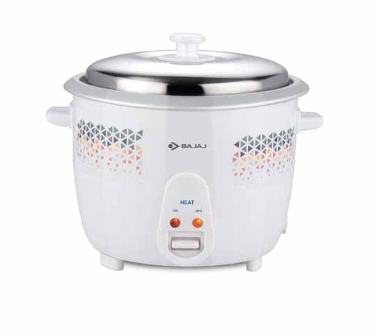Bajaj 680101 RCX 1.8 DLX Rice Cooker 1.8L | Automatic Electric Cooker with Keep Warm Function