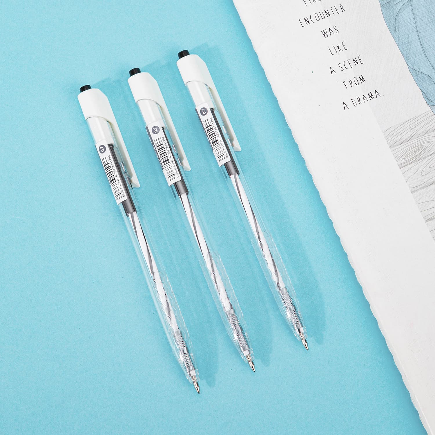 Deli Deli-EQ24-BK Ball Point Pen – Smooth Writing Black Ink Pen for Office, School & Home per pcs stationary, toys & sports — thumbnail 5 of 5