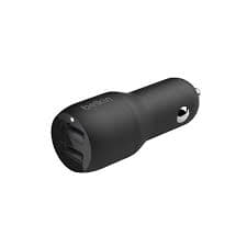 Belkin Car-BoostCharge Dual USB-A Charger 24W (CCB001btBK)