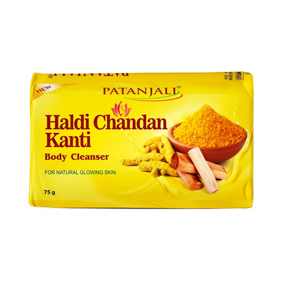 Patanjali Haldi Chandan Kanti Body Cleanser Soap 75gm | Herbal Bath Soap