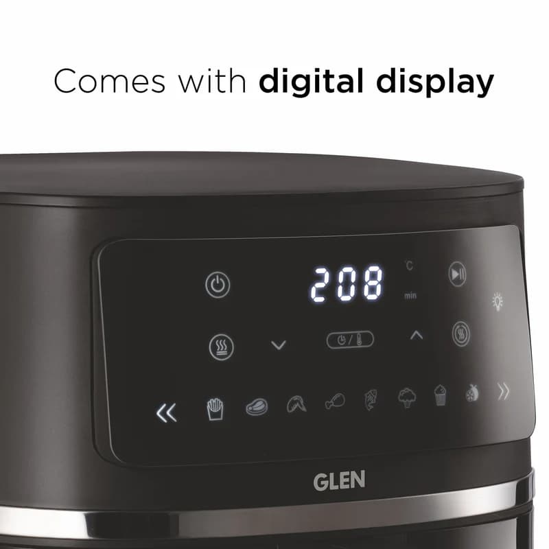 GLEN GLEN Digital Air Fryer 4.2L Capacity | 1350W Oil-Free Air Fryer with 8 Preset Menus, Timer & Temperature Control |… — thumbnail 4 of 7