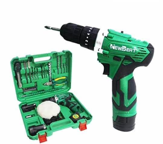 Newbeat Cordless Drill Impact 12V (40 PCS Tool Set) – Rechargeable Power Drill in Nepal