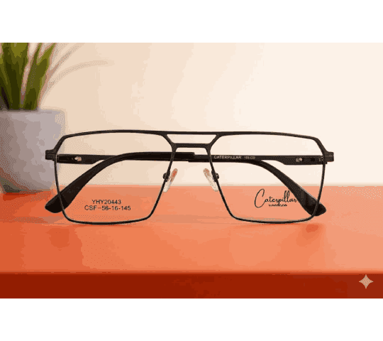 No Brand Original Branded Metal Frame Caterpillar Original Prescription Eyeglass Frame for Men & Women daily essentials &… — thumbnail 2 of 3
