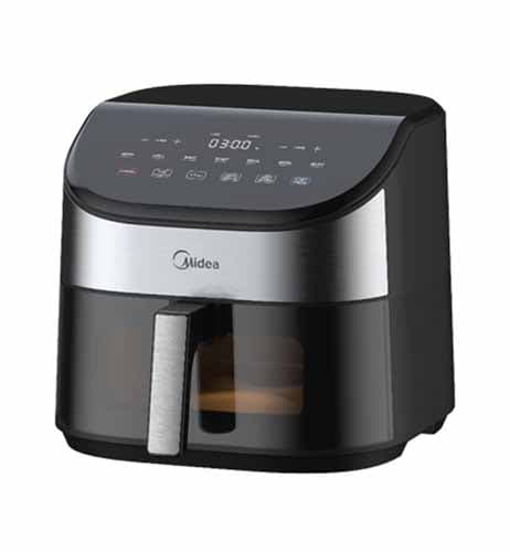 Midea 6 Liter Air Fryer – Large Capacity Oil-Free Healthy Cooking Air Fryer for Family Kitchen Use