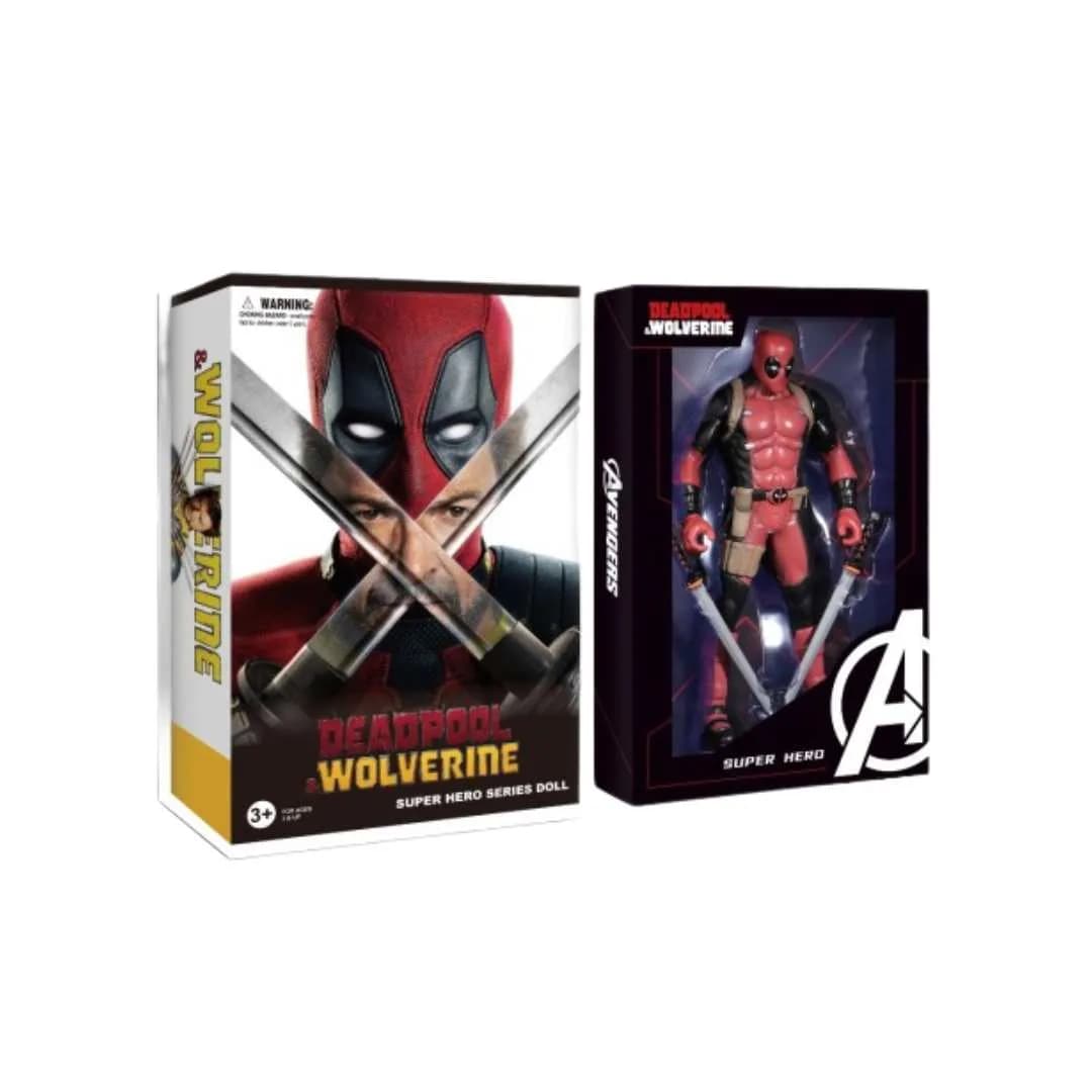 Marvel Avengers Deadpool & Wolverine 18-inch Action Figure – Large Scale Super Hero Series Doll with Movable Joints