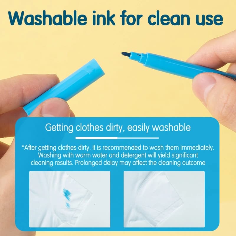 Deli Deli EC165-24 Washable Felt Pen Set – 24 Bright Colors for Kids, School & Art stationary, toys & sports — thumbnail 4 of 5