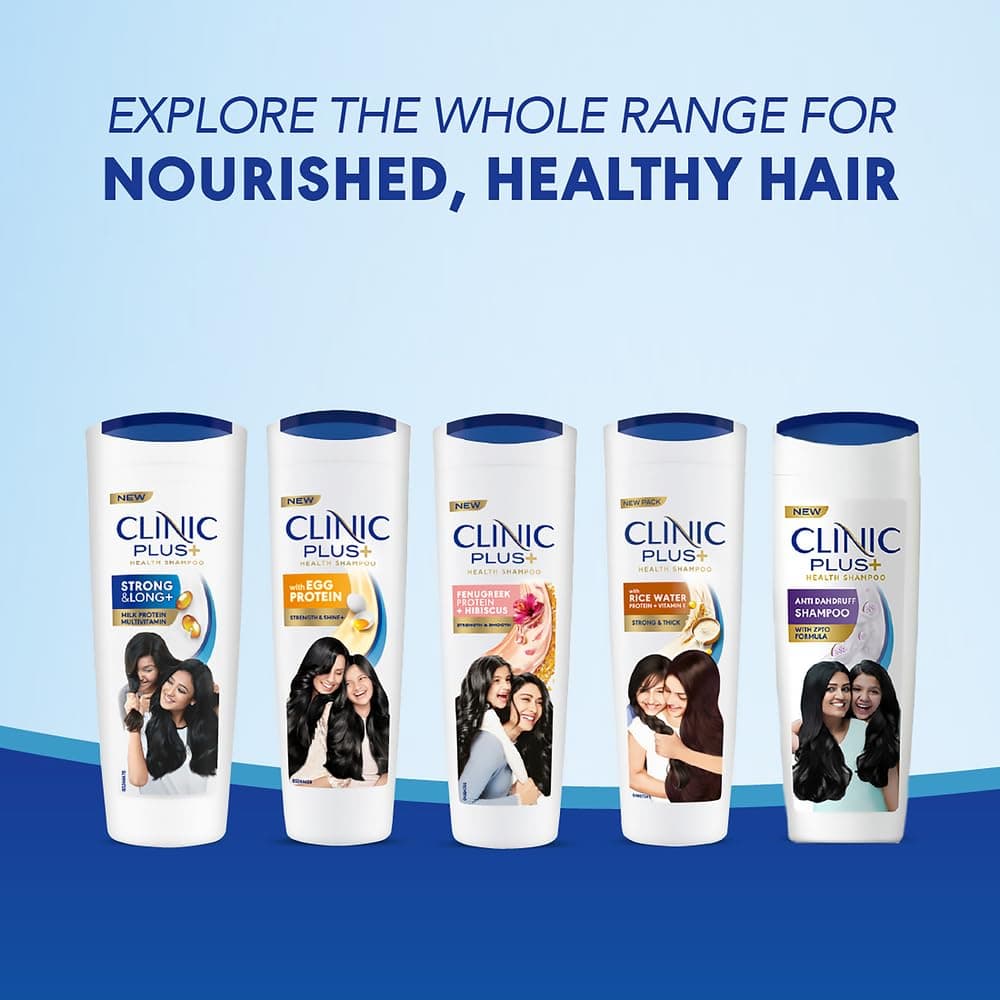 No Brand Clinic Plus Strong & Long Shampoo 325ml with Milk Proteins & Multivitamins for Healthy, Strong, Long Hair Growth &… — thumbnail 3 of 7