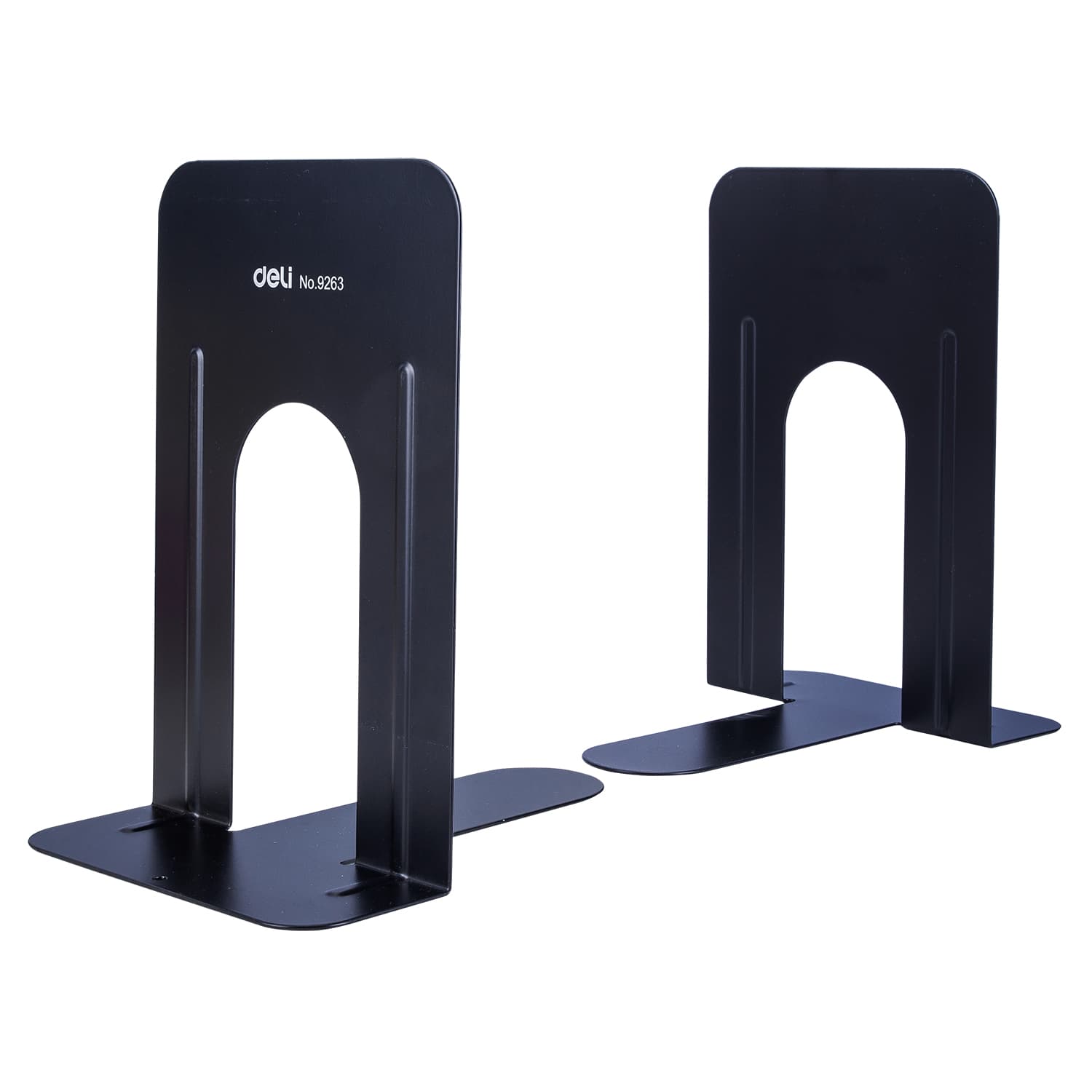 Deli Deli E9263 Metal Book End 9 Inch Heavy Duty Book Holder (Pair) stationary, toys & sports — thumbnail 3 of 4