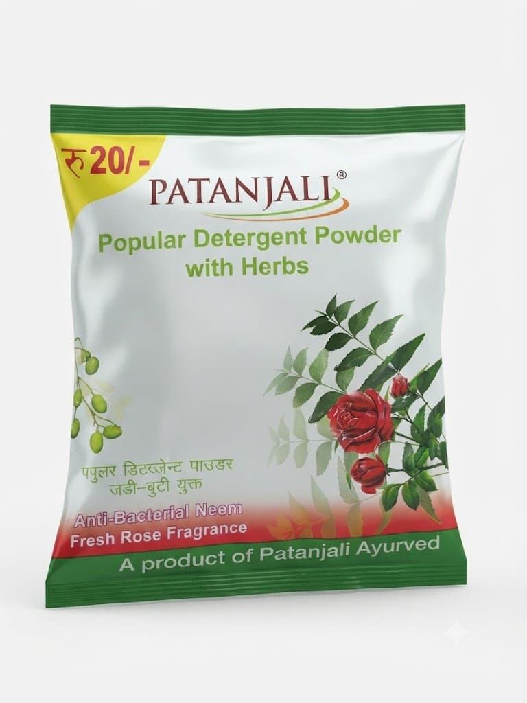 POPULAR Detergent Powder 150gm – Powerful Laundry Cleaning Powder for Whites & Colors