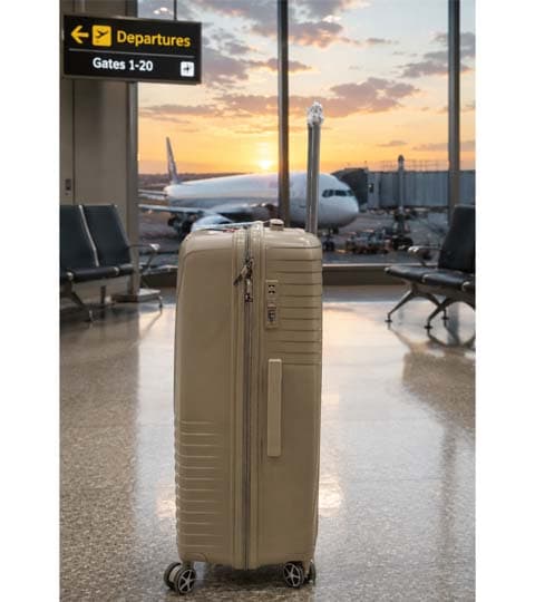 Holiday Holiday Beige 28 Inch Large Check-in Suitcase daily essentials & lifestyle — thumbnail 2 of 2