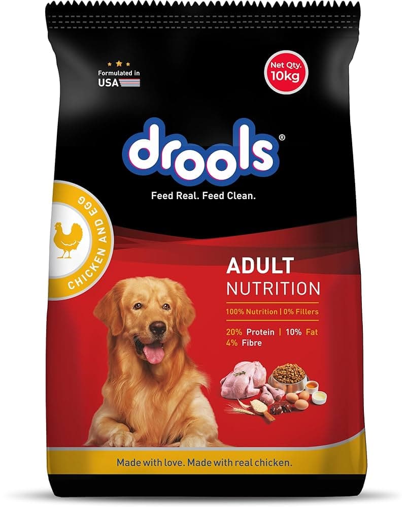 Drools Chicken & Egg Adult Dog Food 10kg