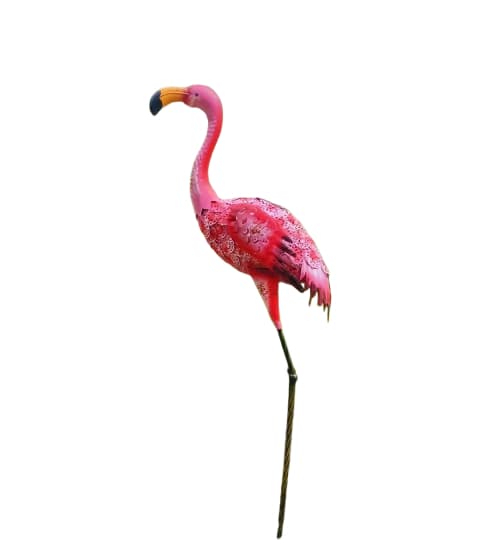 Senwell Metal Flamingo Garden Decor with LED Solar Light W-G180192