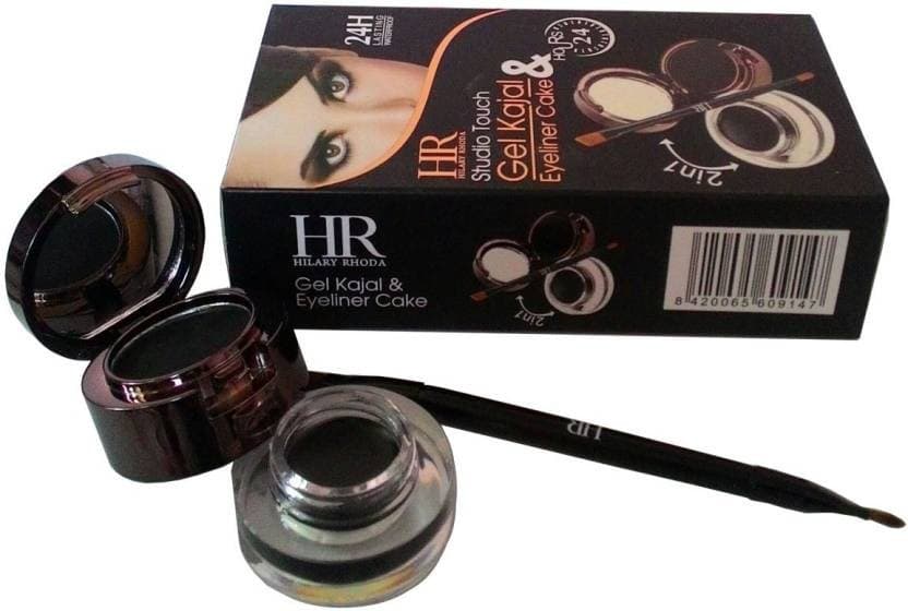 Hilary Rhoda Studio Touch Gel Kajal & Eyeliner Cake – Waterproof 2-in-1 Eye Makeup