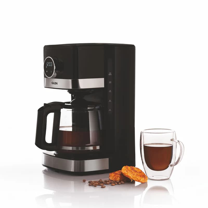 GLEN Electric Coffee Maker 1.5 Litre with Anti-Drip System 900W (SA9053CM) – Automatic Drip Coffee Machine