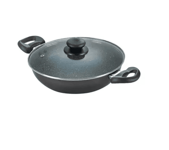 Prestige - Prestige 36312 4.25 LTR Non Stick Sauce Pan IB with Glass Lid