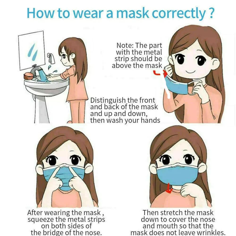 Kids Disposable Face Mask – 3 Ply Protective, Breathable & Comfortable Child Safety Mask for School & Travel pharmacy,… — thumbnail 3 of 4