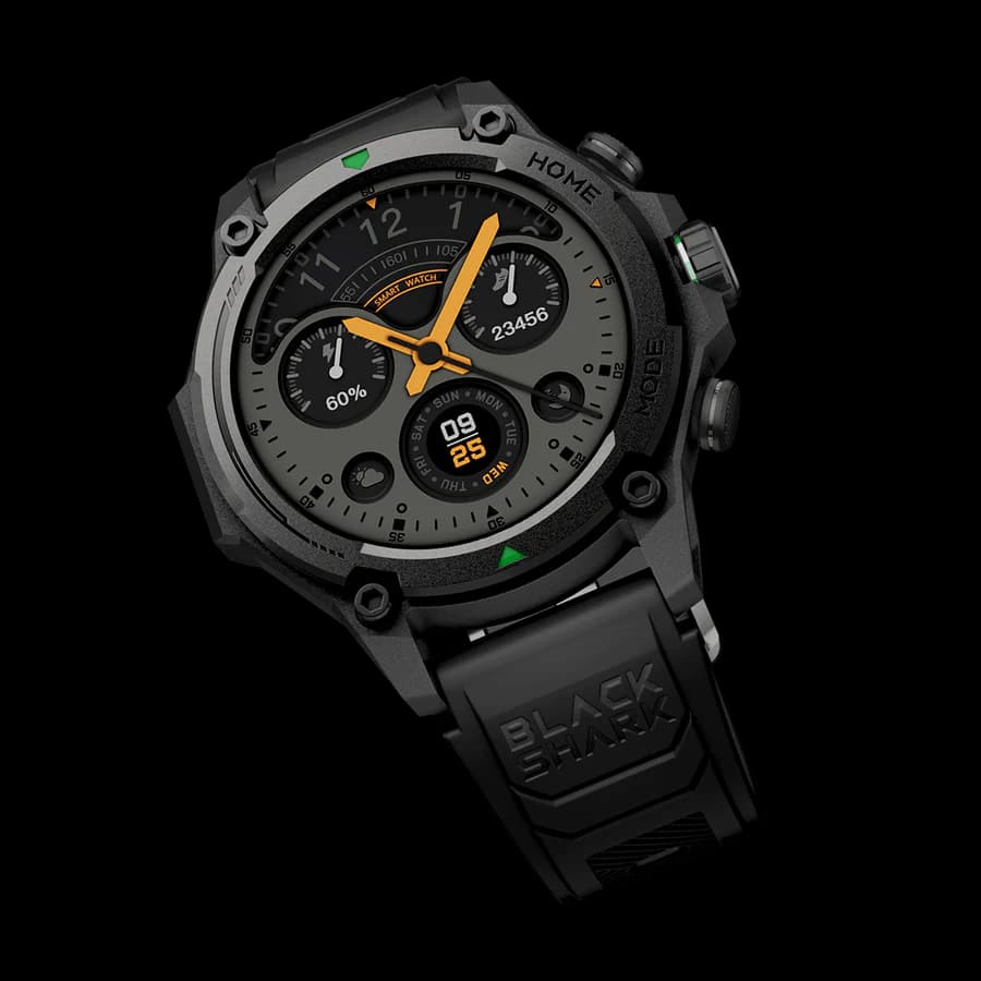 Black Shark GS3 Smartwatch – 1.43″ AMOLED, GPS, 100+ Sports Modes, Up to 18-Day Battery