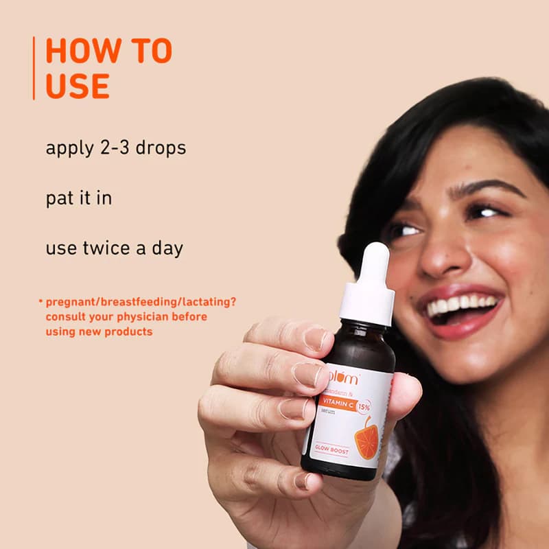 Plum Plum Mandarin & Vitamin C Brightening Face Serum 30ml daily essentials & lifestyle — thumbnail 8 of 8