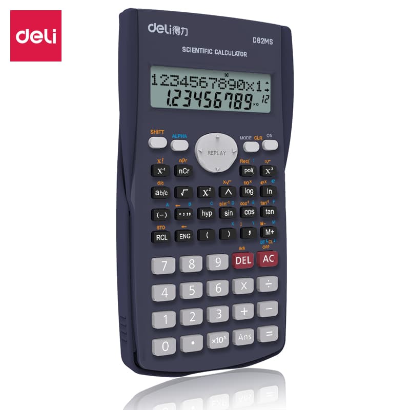 Deli ED82MS Scientific Calculator | 240+ Functions | Student & Engineering Calculator