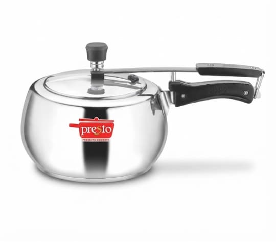 Presto Presto Stainless Steel Contura Inner Lid Pressure Cooker 2 Litre | Induction Compatible Cooker home & kitchen — thumbnail 2 of 2