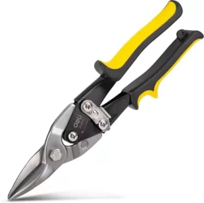 Deli Tools Deli EDL20030 Straight Aviation Snips 250mm | Chromium Vanadium Steel Metal Cutter hardware & machinery — thumbnail 3 of 3