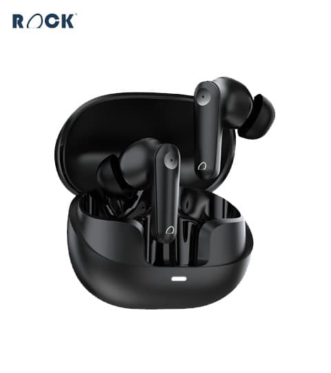 Rock Rhythm Wireless Earbuds with ANC, Bluetooth 5.4, 25H Playtime, 13mm Driver, ENC Mic, Game Mode, Fast Charging TWS Earbuds