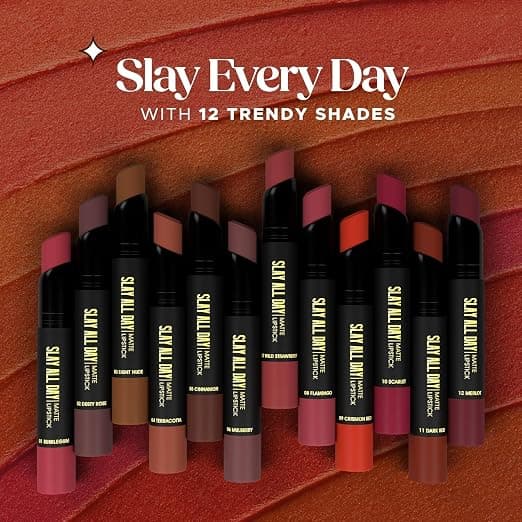 HILARY RHODA Hilary Rhoda PREMIUM Slay All Day Matte Lipstick | Long-Lasting Waterproof Lip Color daily essentials &… — thumbnail 6 of 9