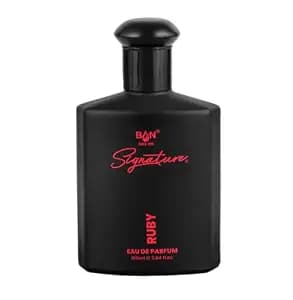 SIGNATURE RUBY Eau De Parfum 100ml | Long Lasting Aromatic Woody Perfume for Men
