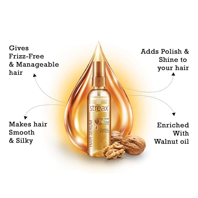No Brand Streax Hair Serum Big 100ml – Smooth, Shiny & Frizz-Free Hair daily essentials & lifestyle — thumbnail 4 of 4