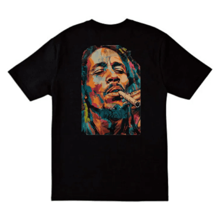 Bob Marley Black T-Shirt for Men – M, L, XL & 2XL