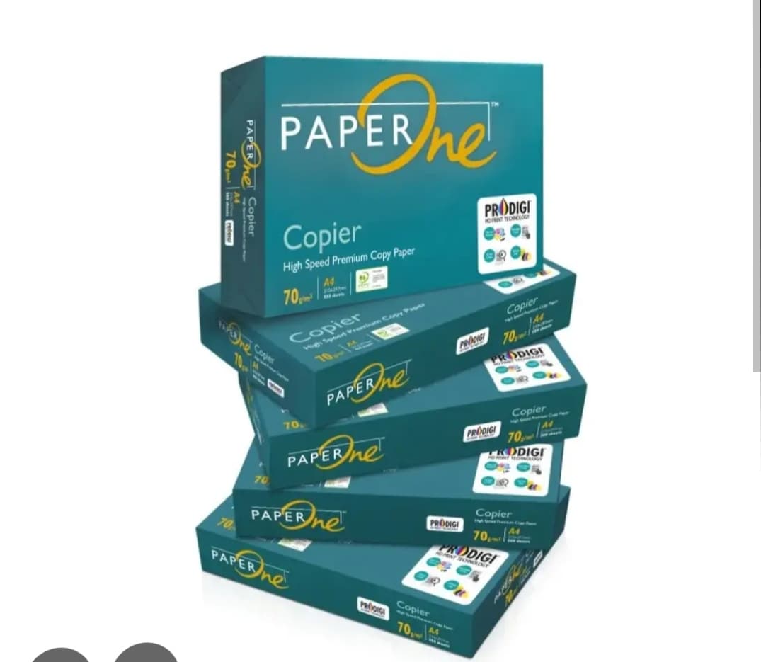 Paper One A4 Paper 70gsm 500 Sheets –Box of 5 Premium Multipurpose Copier & Printer Paper